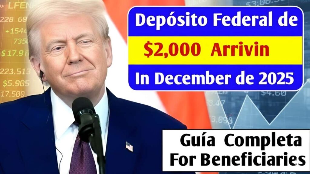 Depósito Federal de $2,000 en Diciembre de 2025: Guía Completa para Beneficiarios