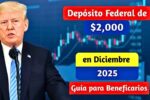 Depósito Federal de $2,000 en Diciembre 2025: Elegibilidad, Fechas de Pago y Guía para Beneficiarios